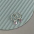 Brinco argola com pedra redonda 19.4 mm. - comprar online