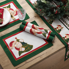 Set navideño de 5 piezas: individuales y camino