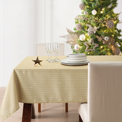 Mantel navideño estampado rectangular