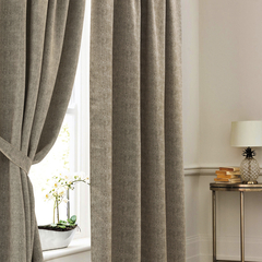 Jgo cortinas ambiente 140 x 210 cm Microfibra "Black Out Estampado" Visón Jean Cartier