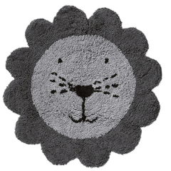 Alfombra ambiente 55 cm 100% Algodón "Léon" Gris