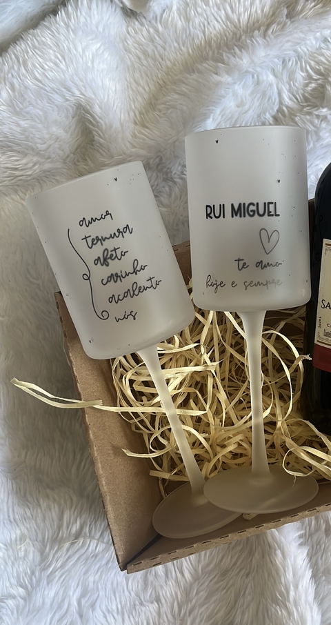 Taças de Vinho Jateadas - comprar online