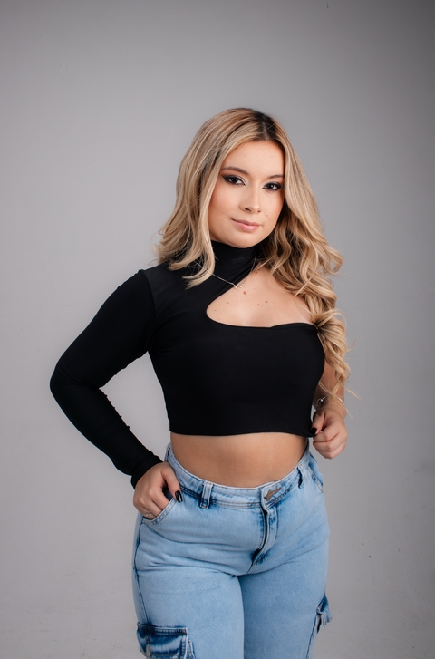 Cropped Maju Preto - comprar online