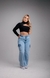 calça cargo jeans Lívia - loja online