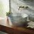 Bacha Vintage 15 litros Zinc Artesanal Gris (41 cm) - GEA Zinguería