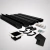 Zingueria Kit 20 Mts 2 Desc Canaleta Negra Pintada Epoxi Combo