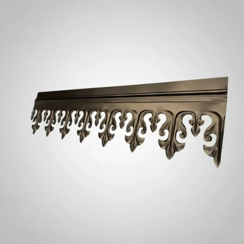 Cenefa Decorativa Dibujo 30cms Chapa Color C25 Frente 2.44mt