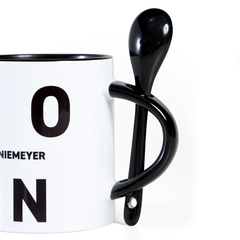 Caneca MON com colher - MON Loja