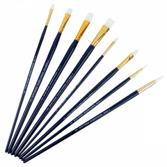 Pincéis Winsor & Newton 08 Peças Acrílico e Óleo - comprar online