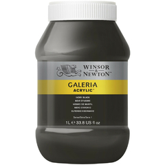 Tinta Acrílica Winsor & Newton Galeria 1Litro 331 Ivory Black