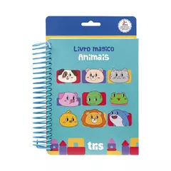 Livro Mágico de Atividades Animais Toy 18 Páginas 1 Pincel 1 Palito - Tris
