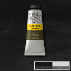 Tinta Acrílica Winsor & Newton Galeria 60ml Ivory Black - comprar online