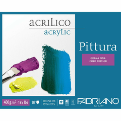 Bloco Pittura Fabriano 400g/m² 40X50cm 10 Fls