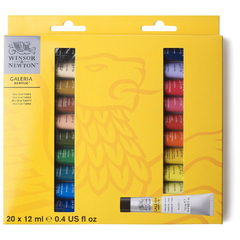Estojo Tinta Galeria Winsor & Newton 12ml 20 Unidades