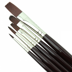Pincéis Winsor & Newton Galeria Cabo Longo 5 Unidades