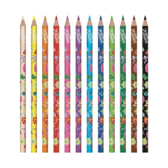 Lápis de Cor – 12 Cores – Divertidamente - comprar online