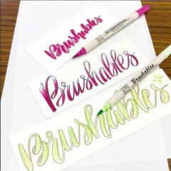 Caneta Zig Brushables Kuretake Dupla Lavender - loja online