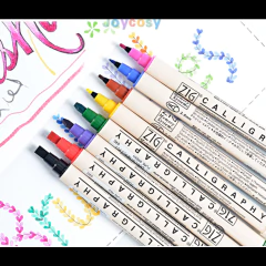 Caneta Caligráfica Zig Kuretake 050 Yellow na internet