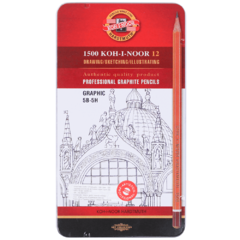 Estojo Lápis Para Desenho Koh-I-Noor 1502 III Graphic
