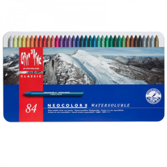 Estojo Giz Aquarelável Neocolor II 84 Cores - Caran d' Ache