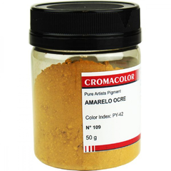 Pigmento Artístico Cromacolor Amarelo Ocre 109 50g