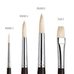 Pincéis Winsor & Newton Azanta 04 Unidades 5698661 - comprar online