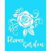 Stencil Joia Flores Garden 15X20 CM JC 1370