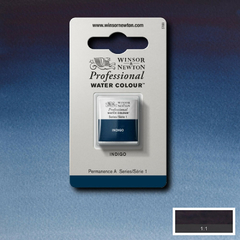 Tinta Aquarela Winsor & Newton Profissional Pastilha S1 322 Indigo