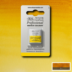 Tinta Aquarela Winsor & Newton Profissional Pastilha S1 653 Transparent Yellow - comprar online