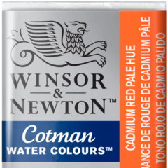 Aquarela Cotman Pastilha Cadmium Red Pale Hue 103 - Winsor & Newton