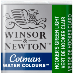 Aquarela Cotman Pastilha Hookers Green Light 314 - Winsor & Newton