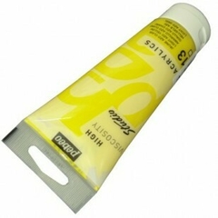 Tinta Acrílica Pébéo Studio 100ml 013 Amarelo Azo Claro - comprar online