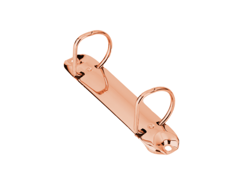 Ferragem 25mm Rose Gold - 2 argolas - Tamanho A6 - comprar online