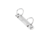 Ferragem 30mm Prata - 2 argolas - Tamanho A6 - comprar online