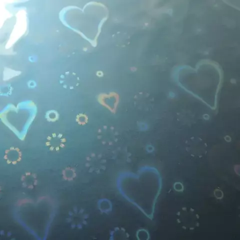 Bobina Laminação holográfica 34cmx250metros 24micras