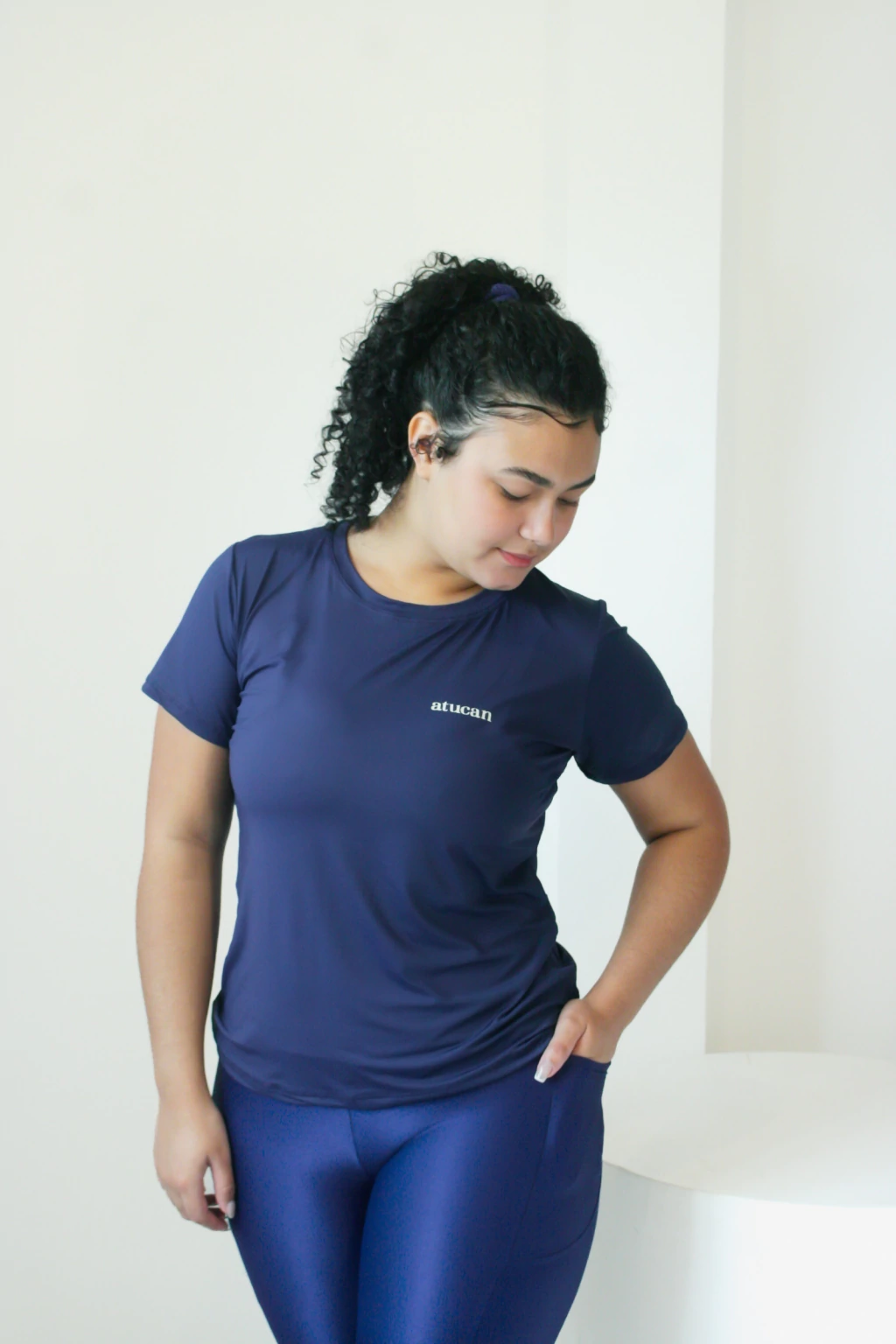 T-Shirt UV Fresh Azul Marinho
