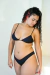 Top cortininha com bojo preto Iracema na internet