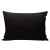 Capa de Almofada Retangular 30x50cm Suede | Casa Paloma - Preto