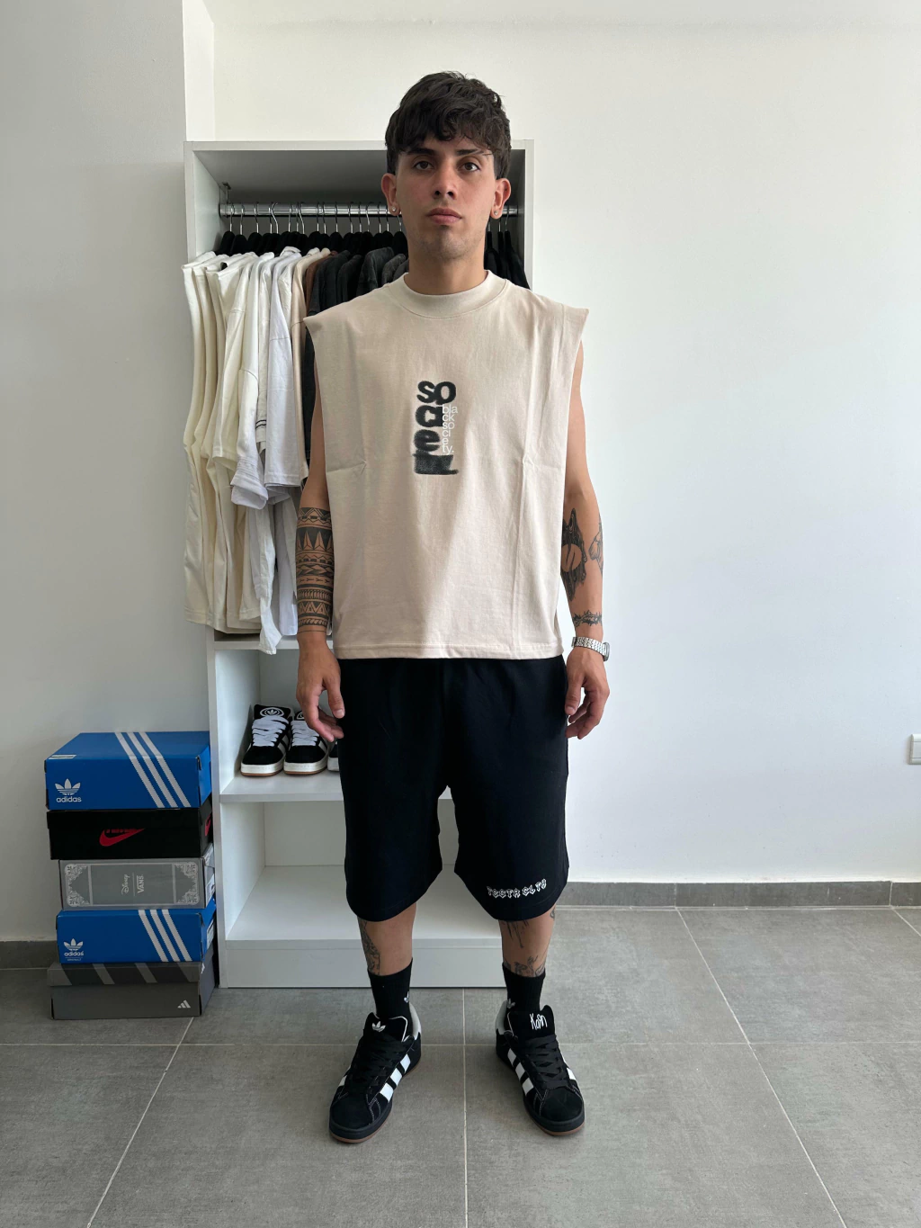 MUSCULOSA GHOST BEIGE