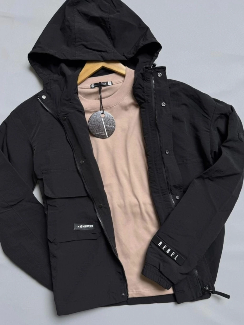 Campera Rompevient - BLACK