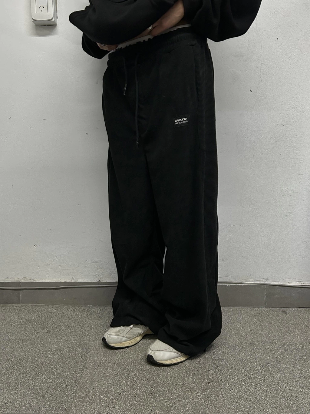 Baggy CORDEROY VARKON - NEGRO