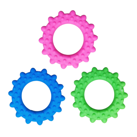 Mordedor Argola de Borracha Maciça