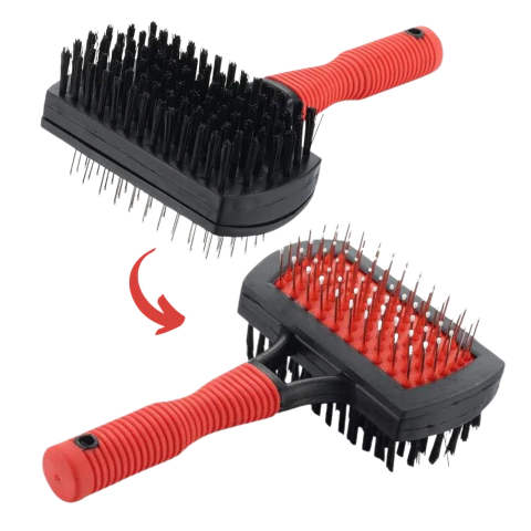 Rasqueadeira dupla face