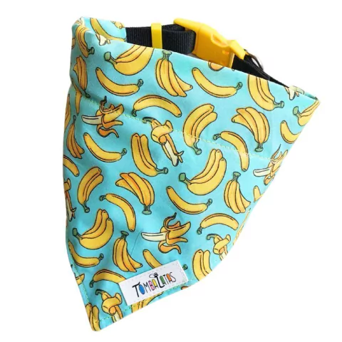 Coleira Bandana - Bananinhas