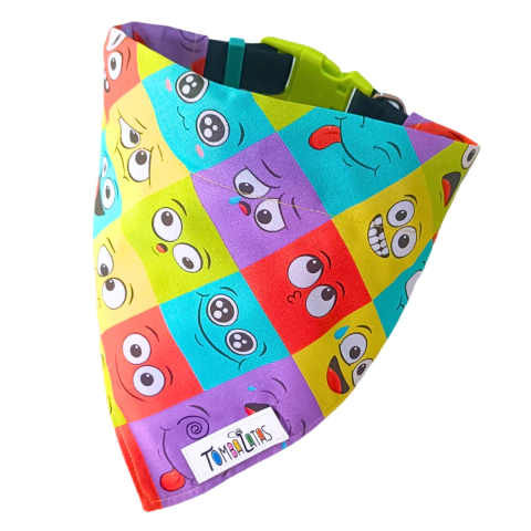 Coleira Bandana - Crazy Face - comprar online