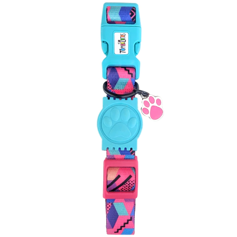 Coleira Tombalatas - Cubos Pink - comprar online