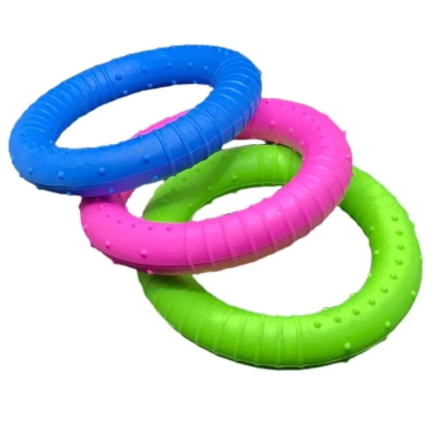 Mordedor Argola Borracha Maciça