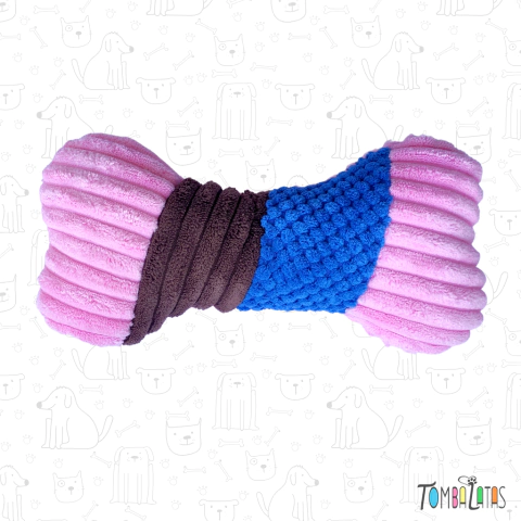 Mordedor de pelúcia Osso Grade com apito