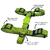 Peitoral H e Guia Tombalatas - Neon - comprar online