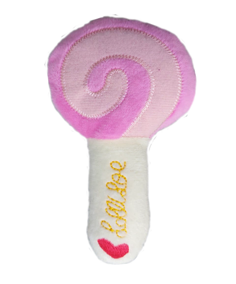 Mordedor de pelúcia pirulito